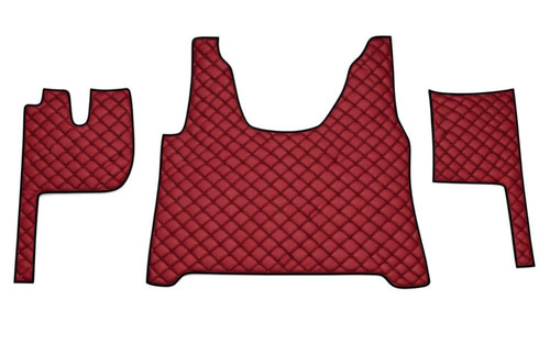 Tappetini interni bordeaux eco