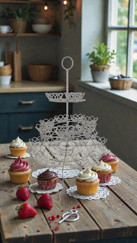 Nuovo livelli cupcake - nuovo, stand