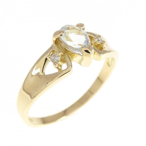 Autentico anello oro giallo - in,