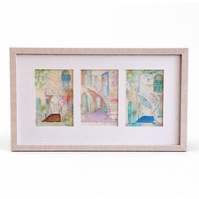 Trittico acquerello originale