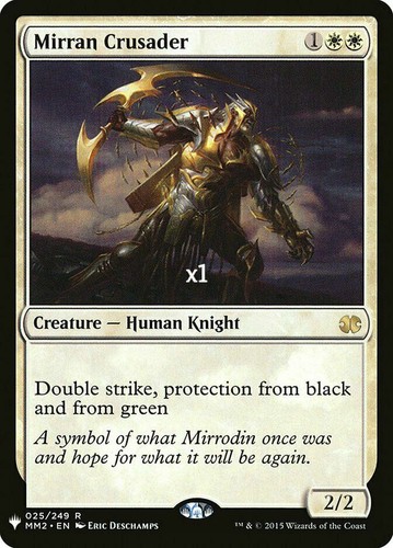 Mtg magic mirran - crusader,