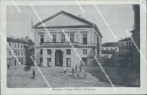 Ba329 cartolina mortara teatro - ba329,