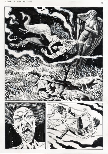 Zagor tavola originale di - zagor,