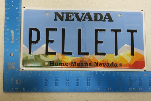 Targa nevada vanity - nevada, etichetta