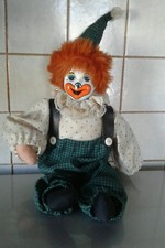 bambola cloun pel di carota d