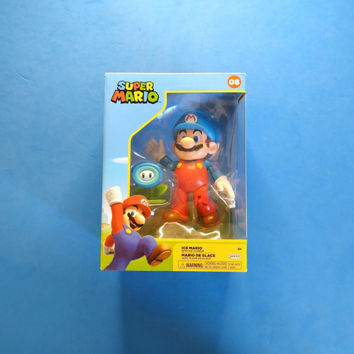 Ice mario with - ice, flower