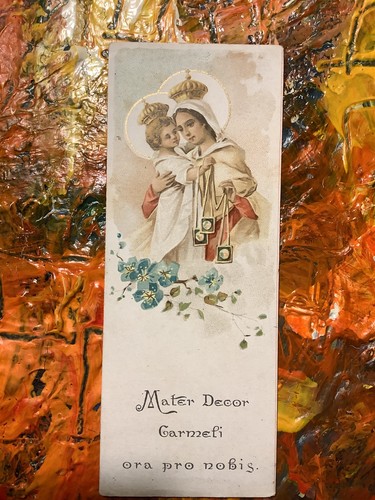 Santino con orazione mater - con,