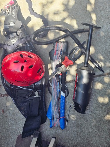 Complete kiteboarding setup