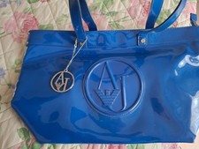 Borsa Armani Jeans Vernice Blu