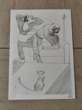 Lorenzo Mattotti, La Poltrona, stampa firmata num.  e lim., dimensioni 30x42 cm