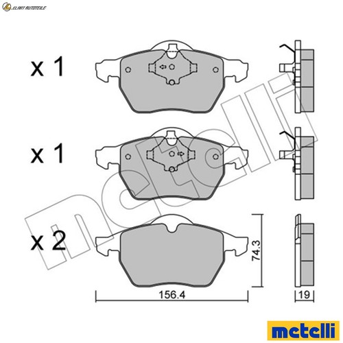 Kit pastiglie freno disco - kit,