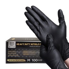Guanti nitrile nero - guanti, gp
