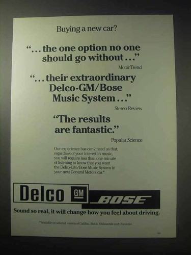 Pubblicità delco bose - delco-gm, /