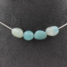 Collana 4 Perle Amazzonite Del