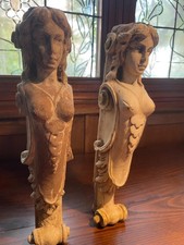 statue lignee monocrome  del