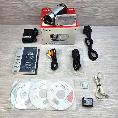 Videocamera canon legria fs200 - canon,