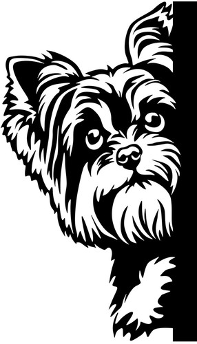 Yorkshire terrier aufkleber - terrier,