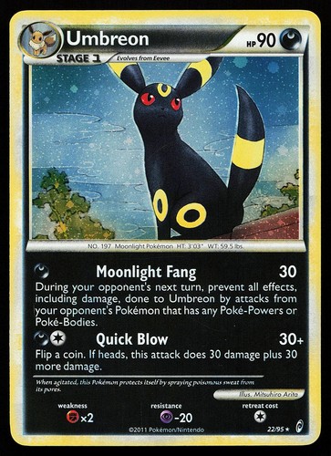 Umbreon holo rare - 22/95, call