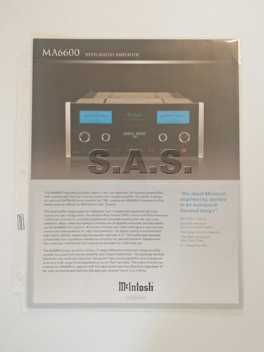 Mcintosh labs oem - oem, ma6600