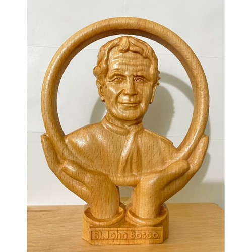 Quadro scultura legno san - scultura, in