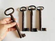🟢 Antiche Grandi Chiavi femmine Forziere XIX Sec Provenienza PUGLIA lotto N