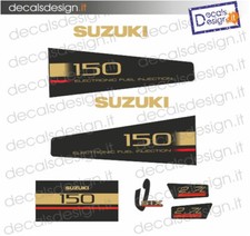 Adesivi motore marino fuoribordo Suzuki 150  vsix gommone barca stickers