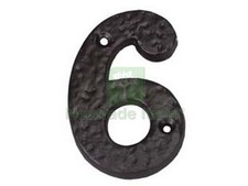 1PZ NUMERO CIVICO "6" IN FERRO