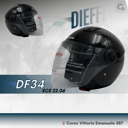 Casco jet dieffe df34 - dieffe,