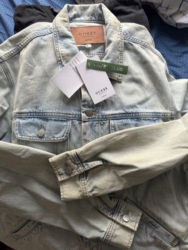 Giacca denim unisex guess - giacca,