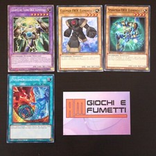 LOTTO 4 CARTE EROE ELEMENTALE