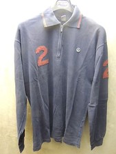 Polo blu cotone maniche lunghe North Sails taglia L