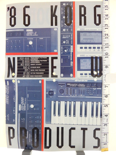 Korg original 1986 new - 1986,