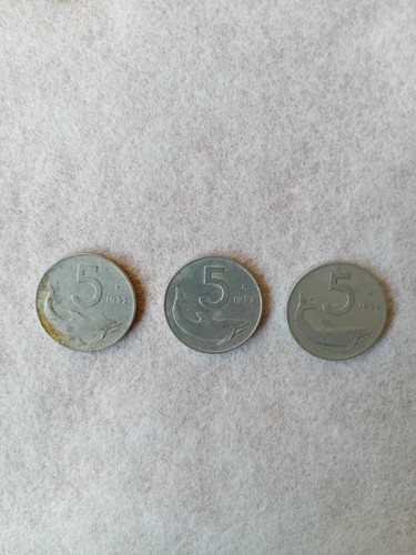 Monete lire 1952 53 - da, 5