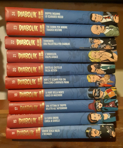 Diabolik lotto 10 - 10, fumetti