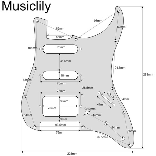 Battipenna stratocaster hss - battipenna,