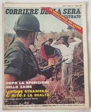 CORRIERE DELLA SERA ILLUSTRATO N.24 1978 legione straniera nello zaire