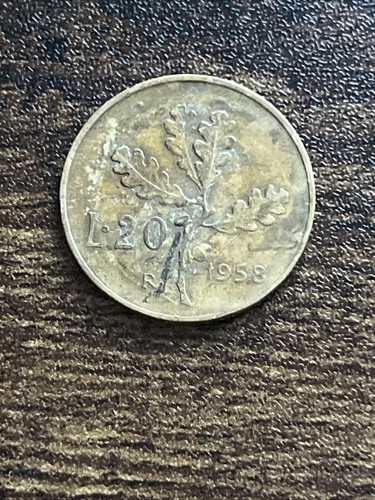 1958 italia venti lire - 1958,