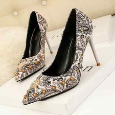 decolte scarpe bianco strass