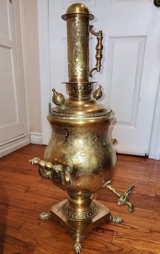 Antico samovar marocchino alto - antico,