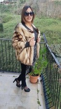 PELZ PELZMANTEL SKUNK SABLE