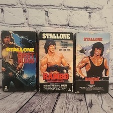Rambo First Blood 1,2&3 VHS