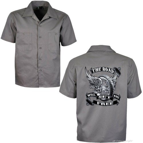 Biker hemd hot rod motorrad - ,