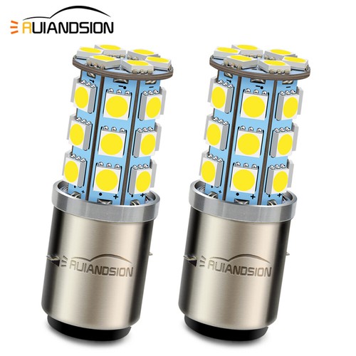 2pcs ba20d bianco 5050 - 2pcs, led