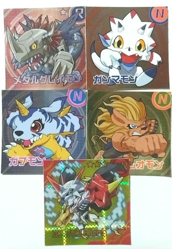 Digimon seal wafer - 5, set