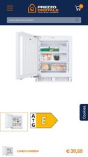 Congelatore freezer da incasso