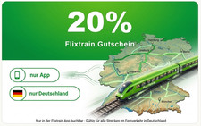 20% Flixtrain / solo Germania