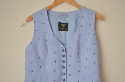 Gilet austriaco moser blu - austriaco, h.moser
