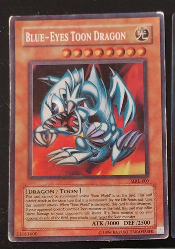 Yugioh blue eyes toon dragon - blue,