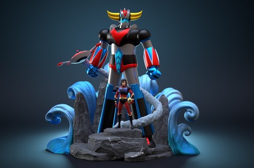 Actarus goldrake diorama - actarus,