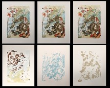 DALI 9 Tavole Divina Commedia